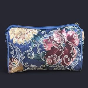 Celebrity floral make up bag